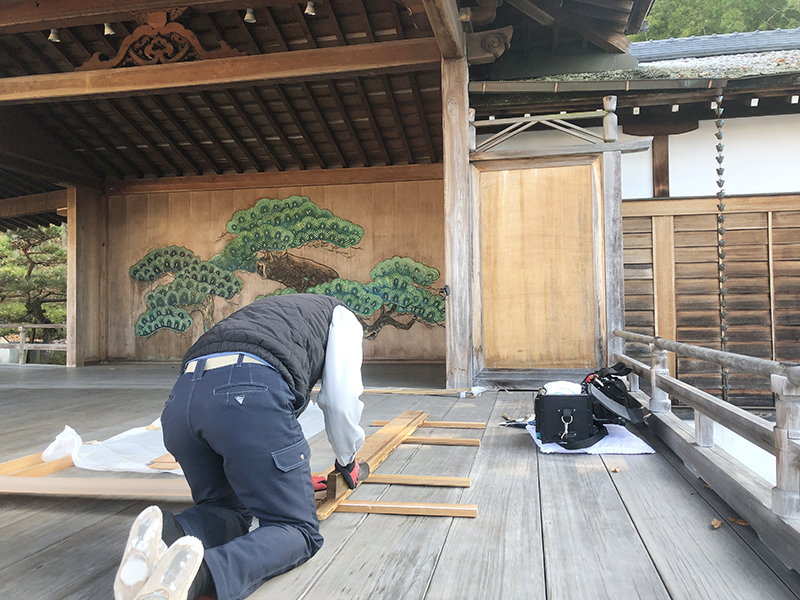能舞台各所改修工事 三田屋本店 やすらぎの里 様 能舞台 有馬能楽堂-深谷工務店施工実績のご紹介