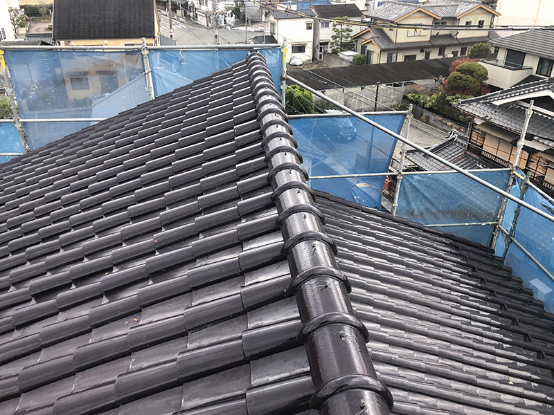 瓦屋根雨漏り修繕工事