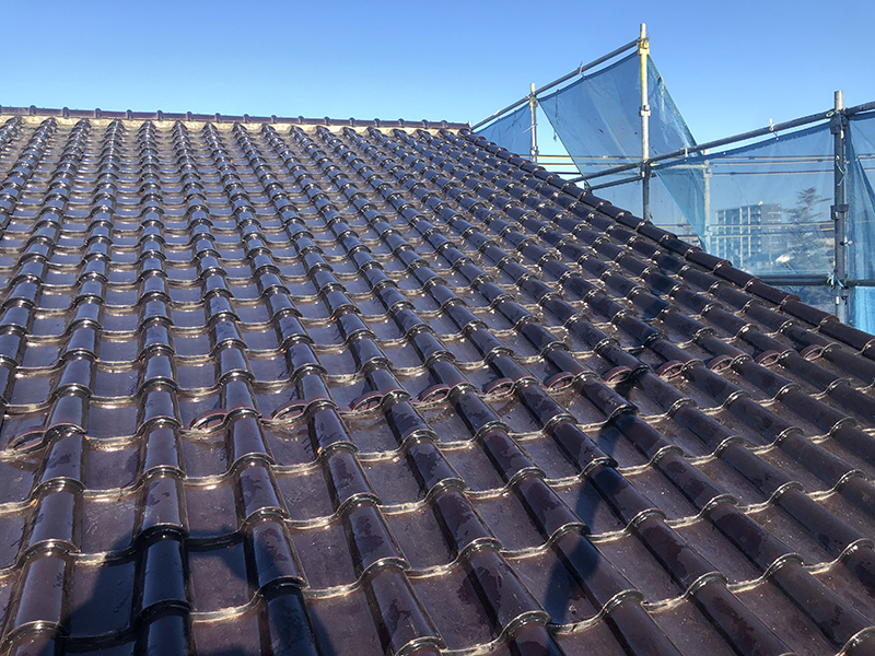 瓦屋根雨漏り修繕工事