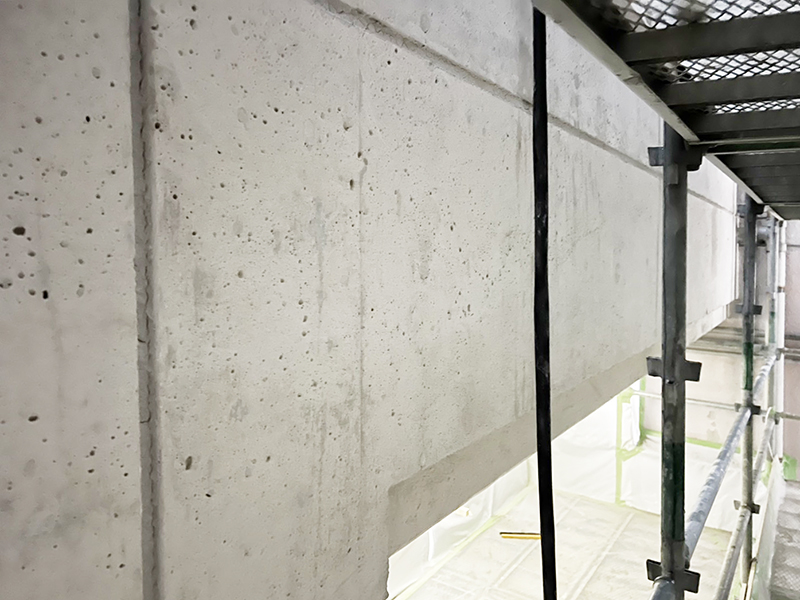 ゆりのき台中学校-外壁塗料アスベスト除去工事