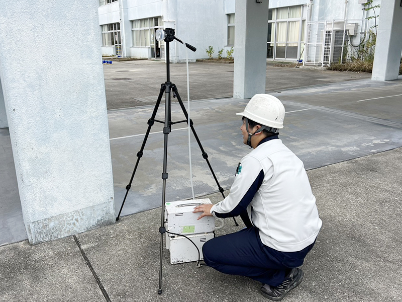 あかしあ台小学校-アスベスト環境測定工事