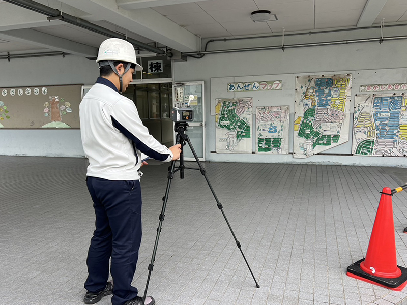 あかしあ台小学校-アスベスト環境測定工事